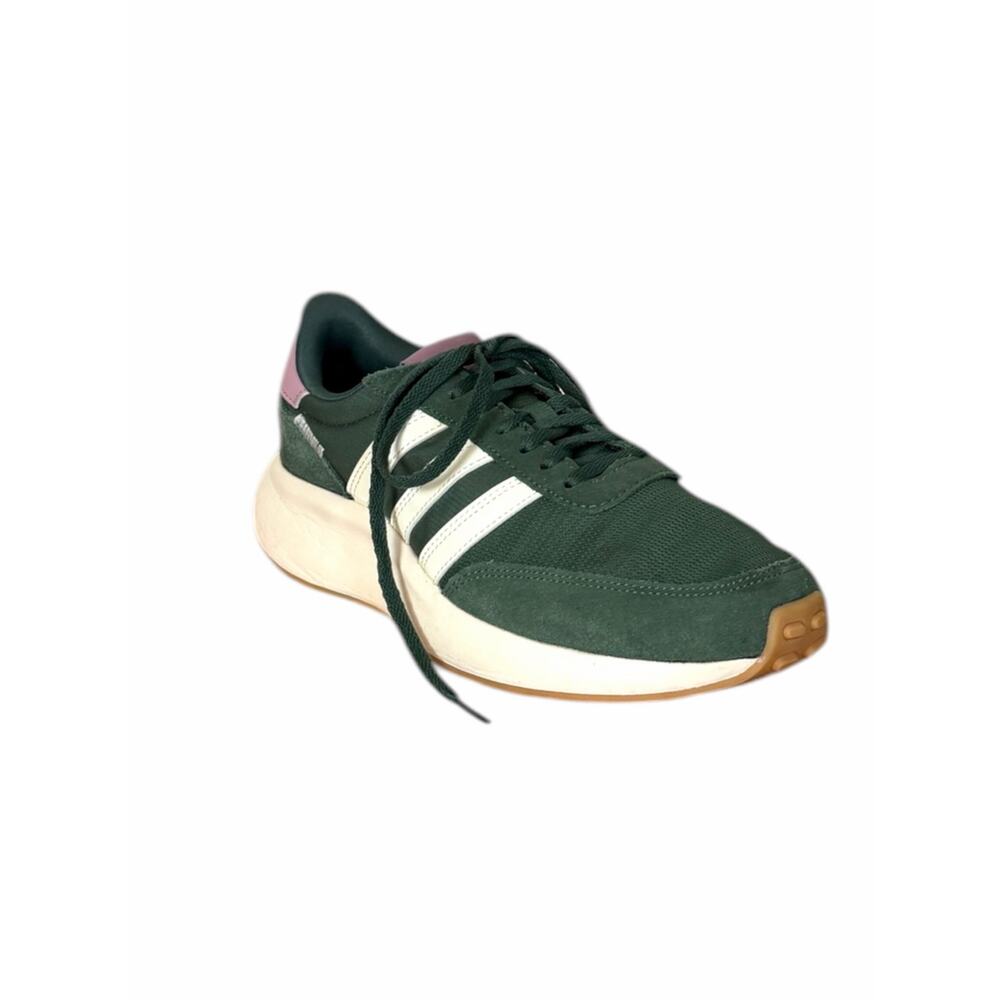 Adidas VL Court 3.0 Collegiate Green White Glow Pink Stripe Size 7.5 Soccercore